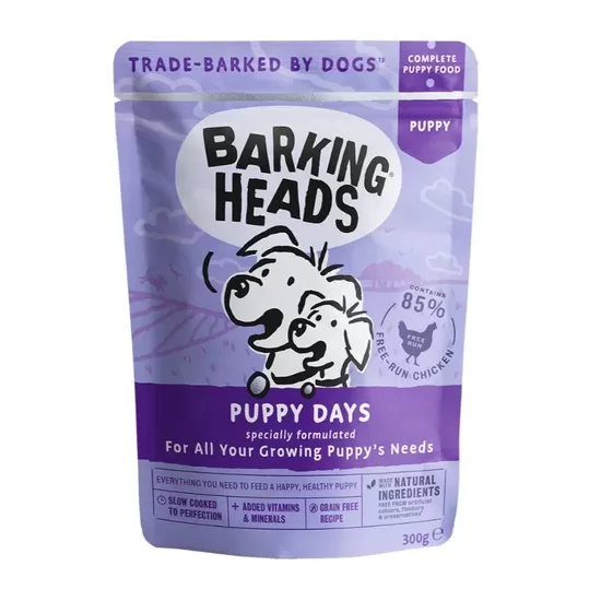 BARKING HEADS Puppy Days для щенков 300g